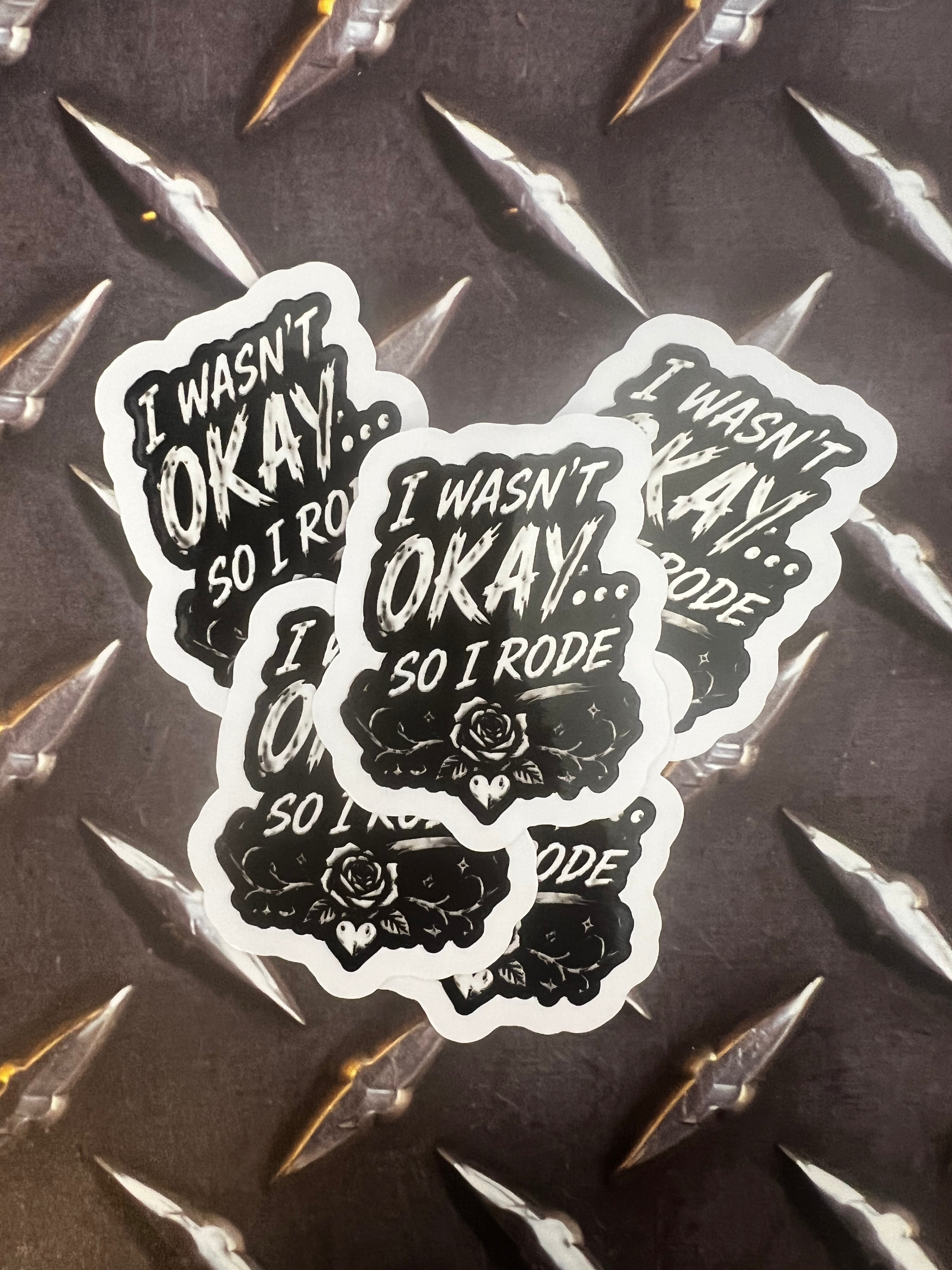 I wasn’t ok….so I rode